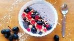 How to make black grapes smoothie bowl | Weight loosing ...