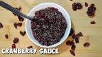 How to Make Cranberry Sauce in 15 Minutes