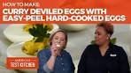 How to Make Curry Deviled Eggs with Easy-Peel Hard ...