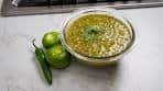 How To Make Green Salsa with Serrano pepper at home ...