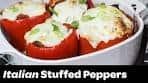 How To Make Italian Stuffed Peppers with Mozzarella Cheese