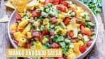 How To Make Mango Avocado Salsa Easy - Blondelish