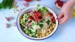 How to make Mediterranean Chickpea Salad with Tahini ...