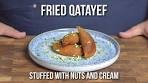 How to make Qatayef - Stuffed and fried Middle Eastern ...