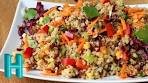 How to Make Rainbow Quinoa Salad Recipe | Hilah Cooking