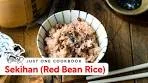 How To Make Sekihan (Red Bean Rice) (Recipe) 赤飯レシピ ...