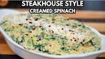 How To Make Steakhouse Quality Creamed Spinach at Home