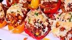 How to Make Stuffed Bell Peppers - Easy Cheesy Beef and ...