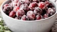 How to Make Sugared Cranberries