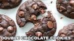 How to make the BEST Double Chocolate Cookies