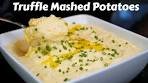 How To Make Truffle Mashed Potatoes | Creamy Parmesan ...