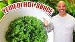 How to make Yemeni Schug Hot Sauce Recipe 🌶 Yemenite ...