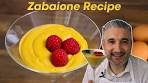 How to Make ZABAGLIONE RECIPE Like my Italian Great ...