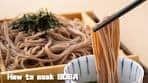 How to make Zaru Soba. The healthiest noodle dish ...