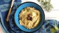 Hummus di ceci con olive taggiasche
