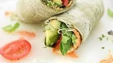 Hummus Veggie Wrap
