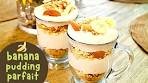 I Made a Delicious 🍌Banana Pudding Parfait | Simple Dessert ...