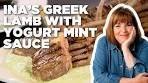 Ina Garten's Greek Lamb with Yogurt Mint Sauce | Barefoot ...