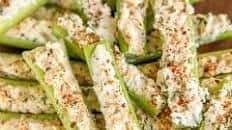 Italian Cream Cheese Stuffed Celery