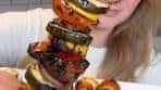 Jackie Hartlaub | marinated veggie skewers on the grill ...