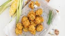 Jalapeño Corn Fritters with Garlic Aioli