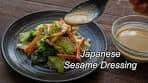 Japanese sesame dressing with Wakame salad |GOMA ...