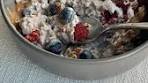 Kaitlin | Berry bliss overnight oats Been on such a berry kick ...