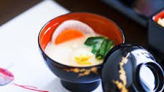 Kansai style new year's ozoni soup