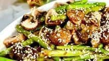 Keto Asparagus and Mushrooms Stir Fry