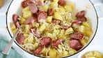 Kielbasa and Sauerkraut Skillet Recipe