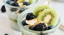Kiwi Chia Pudding Parfait