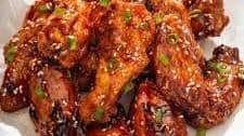 Korean Gochujang Chicken Wings