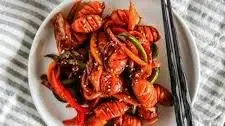 Korean Style Sausage Stir Fry