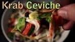 Krab Ceviche with Avocado, Tomato, Black Beans & ...