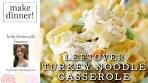 Leftover Turkey Noodle Casserole