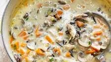 Leftover Turkey Wild Rice Soup