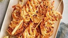 Lemon and Garlic Shrimp Skewers