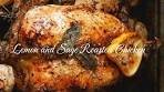 Lemon and Sage Oven Roasted Chicken