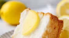 Lemon Angel Food Cake