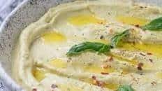Lemon Basil Hummus