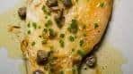 Lemon caper sauce on Seabass