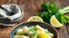 Lemon-Dill Fish Risotto with Asparagus