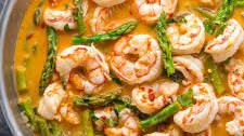 Lemon Garlic Shrimp and Asparagus