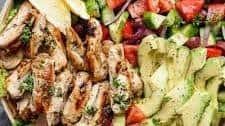 Lemon Herb Mediterranean Chicken Salad