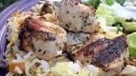 Lemon Oregano Chicken Skewers