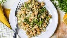Lemony Quinoa & Chickpea Salad