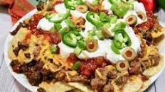 Loaded Beef Nachos