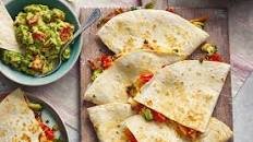 Loaded vegetable quesadillas