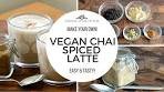 Make your own VEGAN CHAI SPICED LATTE!!!
