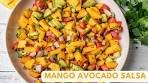 MANGO AVOCADO SALSA | The Tastiest I Ever Had! | Easy ...